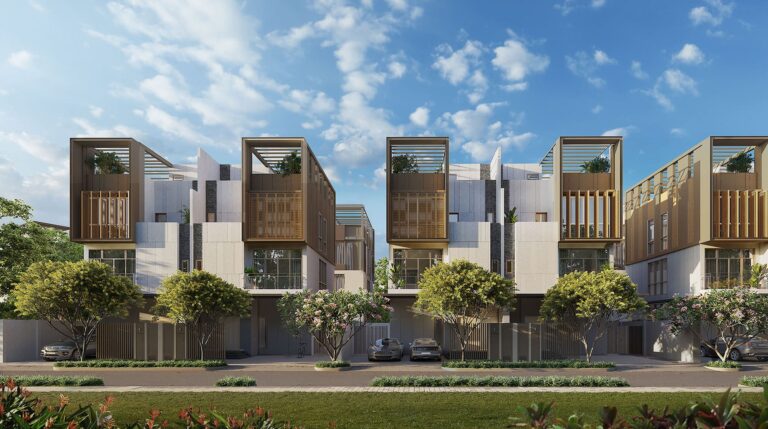Phối cảnh biệt thự song lập The Fullton Capitaland